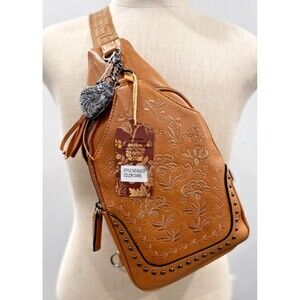 Sam & Hadley  Camel Cross Body Bag